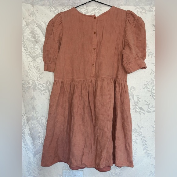 ROOLEE Gauze Puff Sleeve Mini Dress 🌵Large - Picture 5 of 8